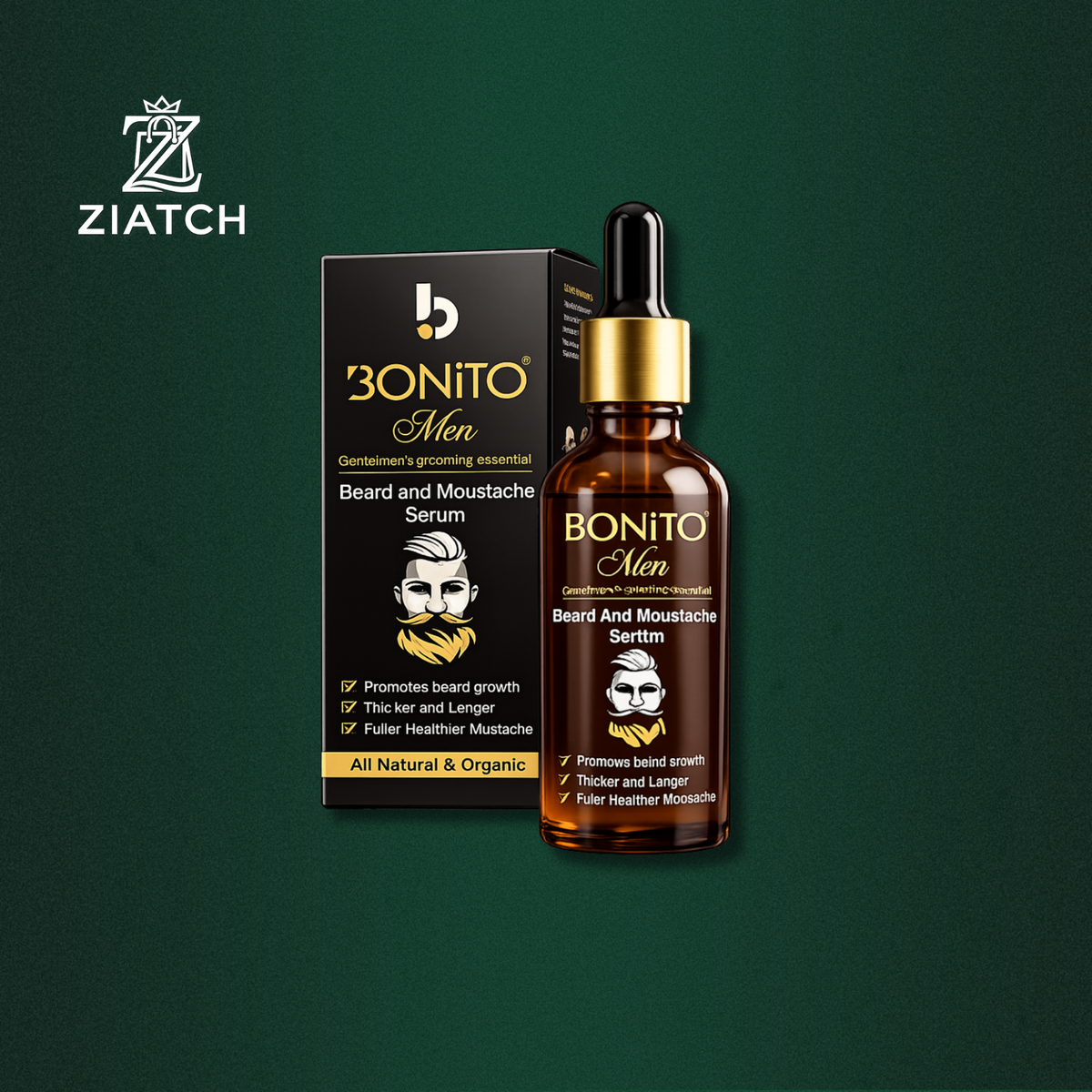 BONITO Men Beard And Mustache Serum 30ml